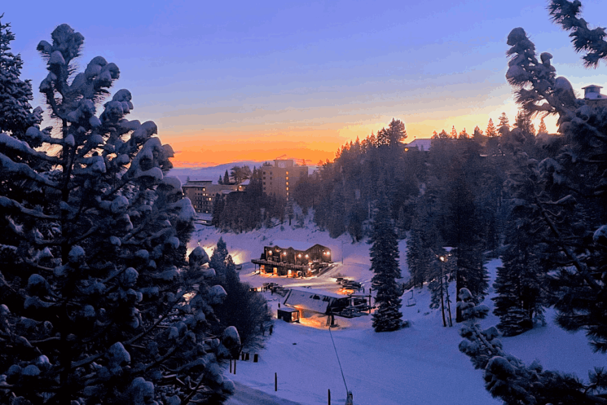 Sunrise at Heavenly Lake Tahoe